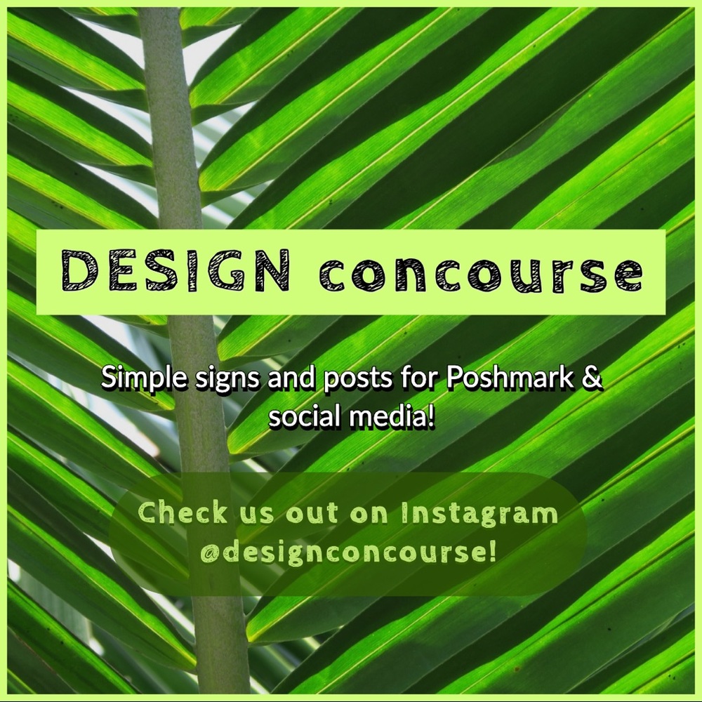 Simple signs and posts for Posh and Social Media